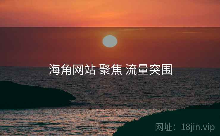 海角网站 聚焦 流量突围