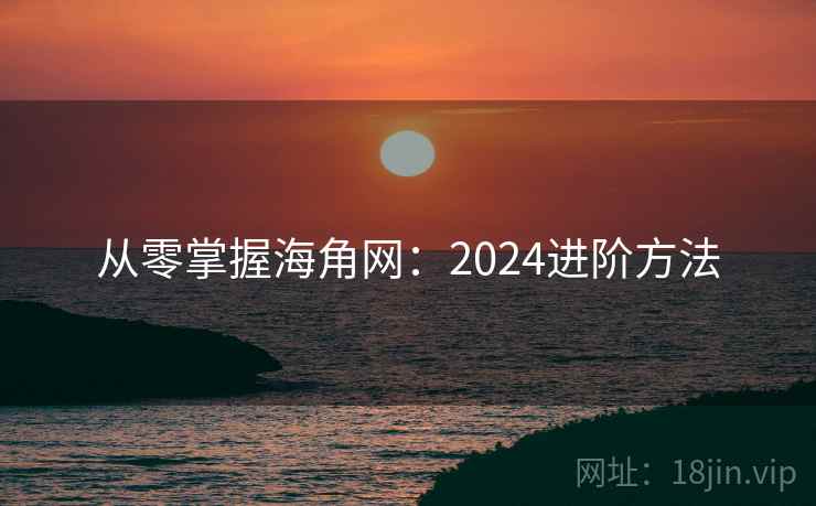 从零掌握海角网:2024进阶方法