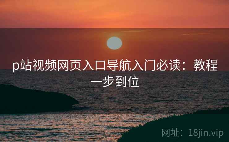 p站视频网页入口导航入门必读：教程一步到位