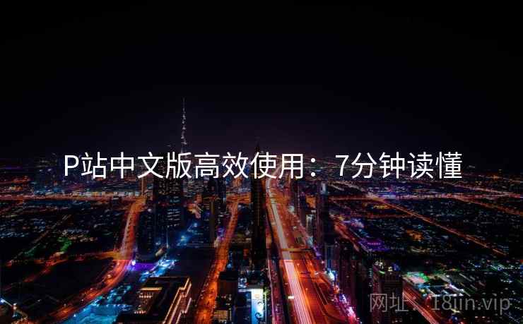 P站中文版高效使用：7分钟读懂